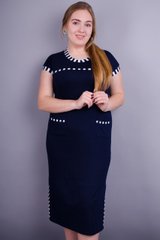 Эрика. Женское платье больших размеров. Синий. 485133475 фото