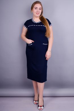 Еріка. Сукня для великих розмірів. Синій. 485133475 фото