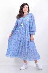 Casual summer dress from chiffon. The bell is blue.495278299 495278299 photo