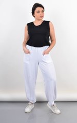 Summer women's pants are Plus size . White.485141779 485141779 photo