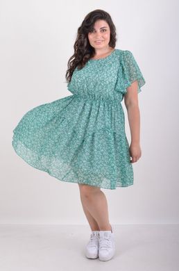 A everyday summer dress with a chiffon. The flower is green.495278310 495278310 photo