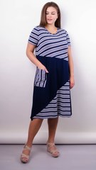 Knitted dress plus size. Blue.485139524 485139524 photo