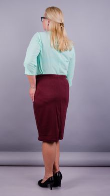 Elegant skirt of Plus sizes. Bordeaux.485131003 485131009 photo