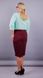 Elegant skirt of Plus sizes. Bordeaux.485131003 485131009 photo 3