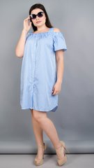 Beautiful dress-shirt plus size. Blue strip.485131357 485131357 photo