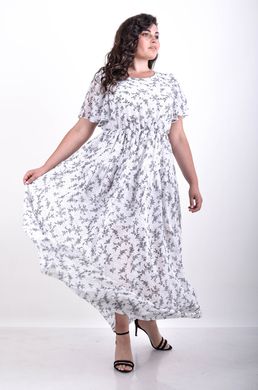 Everyday summer chiffon dress. The flower is white.4952782945052 4952782945052 photo