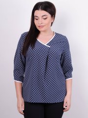 Stylish Plus size blouse. Blue.485139074 485139074 photo