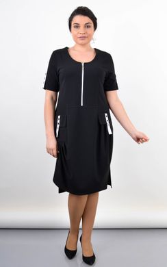 Анатолія. Оригінальна сукня великих розмірів. Чорний. 485141676 фото