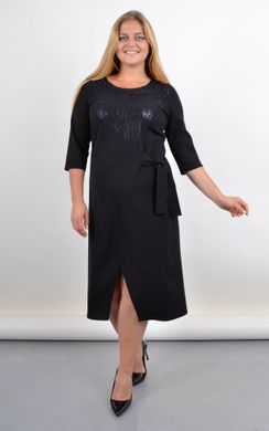 An elegant black dress is Plus size. Black.485142460 485142460 photo