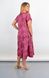 Dress with a V-shaped neckline for plus size. Leo is pink.485142114 485142114 photo 3