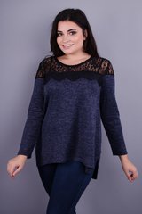 Universal female blouse plus size. Blue.485131193 485131193 photo