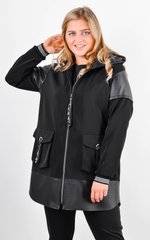 Women's jacket of Plus sizes. Black.485141375 485141375 photo