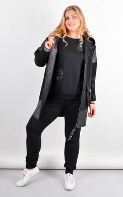 Dana. Women's large-sized jacket. Black. 485141375 photo