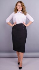 Ninel. Office skirt plus Size. Black. 485137857 photo