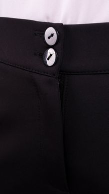 Елія зима. Жіночі батальні брюки в класичному стилі. Чорний. 485137778 фото