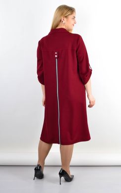 An elongated dress-shirt plus size. Bordeaux.485141540 485141540 photo