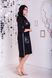 Stylish dress with eco-skin Plus size Black.405111882mari50, M
