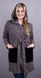 Clyde. Casual Cardigan Big Size. Grey. 485131337 photo 3