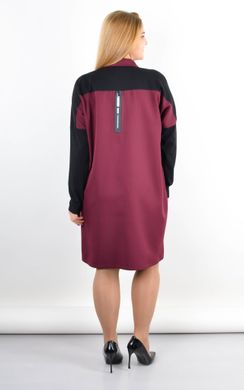 Women's shirt with lightning of Plus sizes. Bordeaux.485141511 485141511 photo