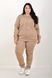 Costume sportivo su pantaloni in pile con cuffia. Beige.495278339 4952783395052 foto 1