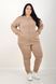 Costume sportivo su pantaloni in pile con cuffia. Beige.495278339 4952783395052 foto 3
