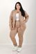 Costume sportivo su pantaloni in pile con cuffia. Beige.495278339 4952783395052 foto 2