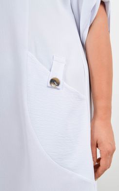 Алегра. Літнє спортивне плаття з капюшоном великого розміру. Білий. 485142227 фото