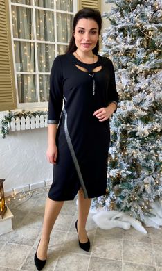 Олівія Маріс. Оригінальне нарядне жіноче плаття. Чорний, 62