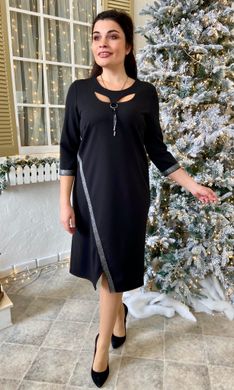 Олівія Маріс. Оригінальне нарядне жіноче плаття. Чорний, 62