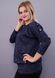 Muse. Blouse with scarf for women Plus Size. Blue. 485137969 photo 3