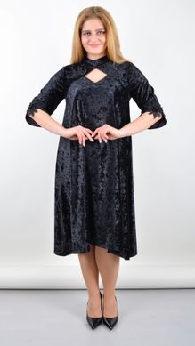 An elegant dress for curvy women. Black.485140577 485140577 photo