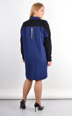 חולצת נשים עם ברק בגדלי פלוס. כחול .485141518 485141518 צילום