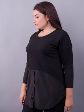 Blusa elegante per donne più dimensioni. Black.485138147 485138147 foto