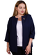 Giacca femmina di dimensioni pi&ugrave;. Blue.485130744 49527842215 foto 1
