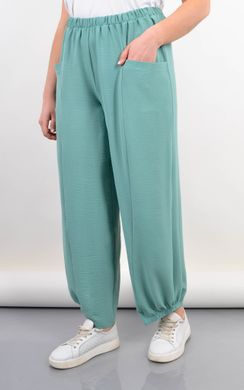Summer women's pants are Plus size . Mint.485141798 485141798 photo