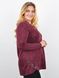 Women's knitted sweater Plus sizes. Bordeaux.485142689 485142689 photo 3