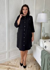 Stylish dress-shirt plus size Black.440746397mari50, M