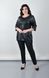 Plus size female tunic from leather with lace. Black.485141782 485141782 photo 4