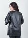 Plus size female tunic from leather with lace. Black.485141782 485141782 photo 3