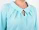 Біата. Ошатна жіноча блузка великих розмірів. М'ята. 485141724 фото 4