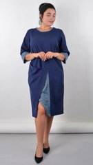 Elegant dress for Plus sizes. Blue.4952783505052 4952783505052 photo