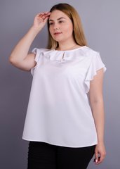 Rune. Easy office blouse plus Size. White. 485135234 photo