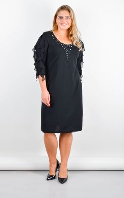 An elegant dress plus size. Black.485141360 485141360 photo
