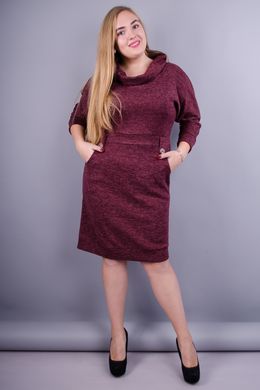 Єва. Жіноча сукня великих розмірів. Бордо. 485131151 фото