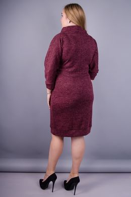Єва. Жіноча сукня великих розмірів. Бордо. 485131151 фото