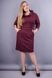 Women's dress in a business style plus size. Bordeaux.485131151 485131151 photo 2
