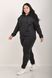 Costume sportivo su pantaloni in pile con cuffia. Black.495278332 4952783325052 foto 7