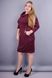 Women's dress in a business style plus size. Bordeaux.485131151 485131151 photo 1