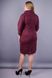 Women's dress in a business style plus size. Bordeaux.485131151 485131151 photo 3
