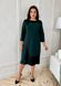 Combined Plus size dress. Emerald.440880336mari50, M